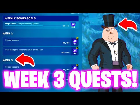 How To Complete Week 3 Quests in Fortnite - All Week 3 Challenges Fortnite Chapter 5 Season 1