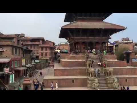 20 Monks in a Hammock - Bhaktupar Durbar Square