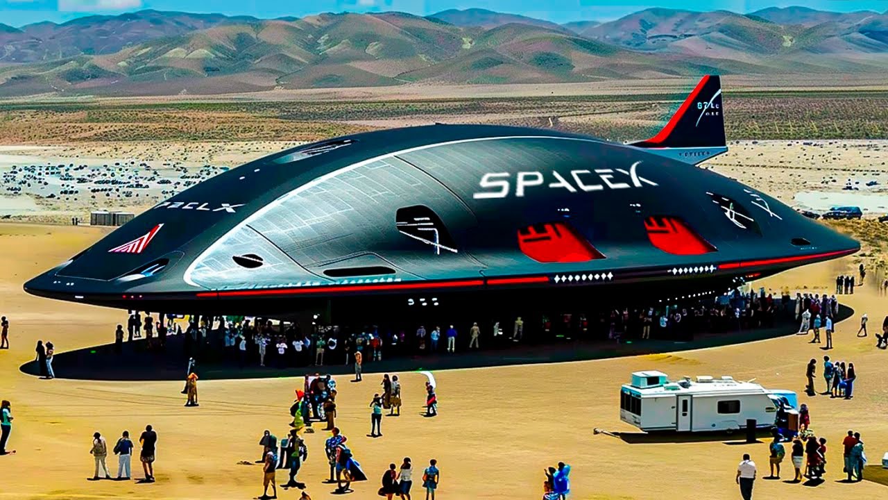 Elon Musk revela jato de combate OVNI que desafia a física