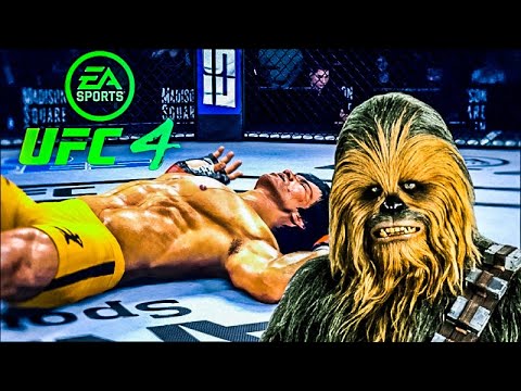 BRUCE LEE VS CHEWBACCA | UFC 4 BRUTAL FIGHT | UFC 4 | UFC 4 2021 | EA SPORTS UFC 4