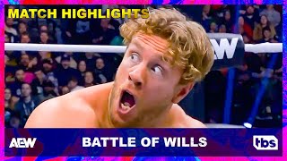 Ospreay and Hobbs Engage in a Battle of Wills (Clip) | AEW Dynamite | TBS
