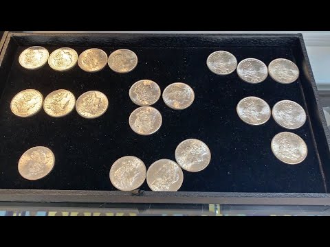 eBay Scam or Jackpot Coin Morgan Silver Dolla Roll   Taking Them to a Coin Store