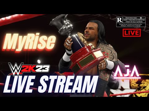 WWE 2K23 MyRise Gameplay Walkthrough Part 3 🔴LIVE