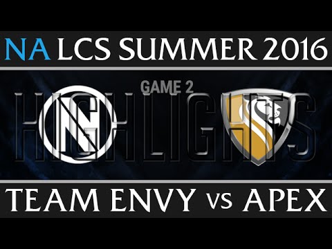 Team Envy vs Apex Highlights, Game 2 NA LCS Week 7 Day 3 Summer 2016 - NV vs APX G2 1