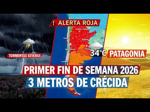 ⚠️URGENTE: Río de la Plata Crece 3 Metros y Tormentas FUERTES en el Norte | Pronóstico Fin de Semana
