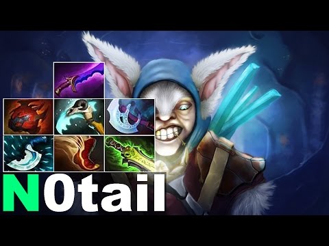 NOtail Meepo MANTA best build 7 slots  pro micro skills | Highlights 7.02 — Dota 2