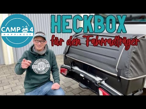 Rear box for bicycle carriers: Thule BackSpace XT for the VW Bulli (T5, T6, T6.1) - more storage ...