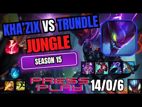 Kha'Zix vs Trundle Jungle S15 (2x Quadrakill)