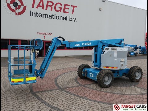 778831 GENIE Z-34/22 4x4 DIESEL 4x4 BOOM WORK LIFT 1240CM 2658HRS NO-CE