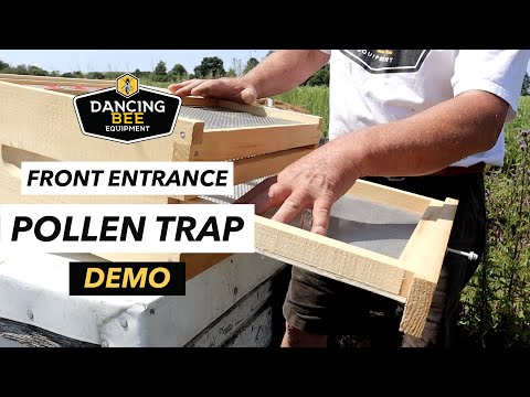 How to use a Front Drawer Pollen Trap