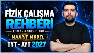 Fizik Çalışma Rehberi | 9. Sınıf, 10. Sınıf, 11. Sınıf, Maarif Model, TYT ve AYT