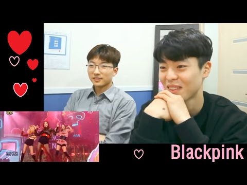 Korean men react [Blackpink-Playing with fire]