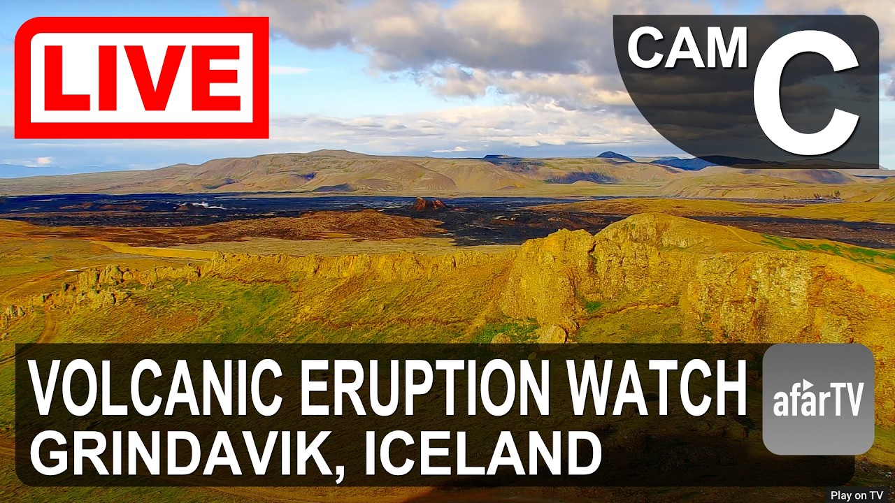 Live webcam view of Reykjanes Volcanic Plateau Cam
