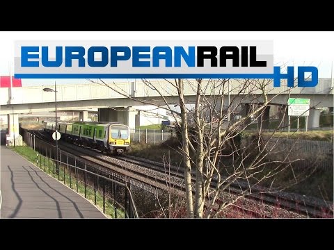 Iarnród Éireann Irish Rail Commuter 29000 DMU 29006 passes under Interchange at Castlenock