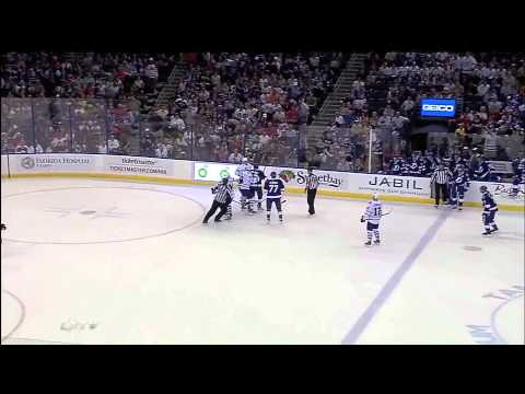 Highlights - "Stamkos vs. Phaneuf" - Leafs @ Lightning - 03/15/2012