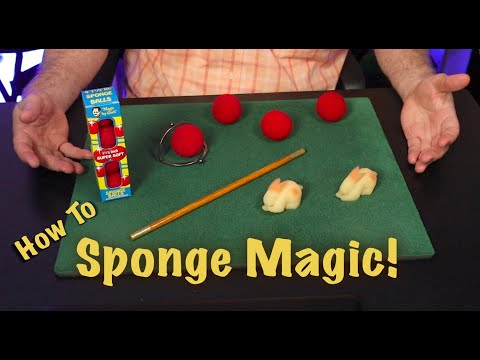 How To: Sponge Magic (Balls & Bunnies) Beginners Tutorial