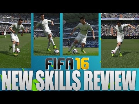 FIFA 16 New Skills Tutorial / Rabona Shot / Bolasie Flick / Fake Pass /  Heel Flick Turn