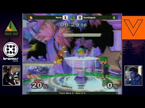 Smash Camp 2019 Pools - Nerin (Fox) vs ilovebagelz (Luigi)