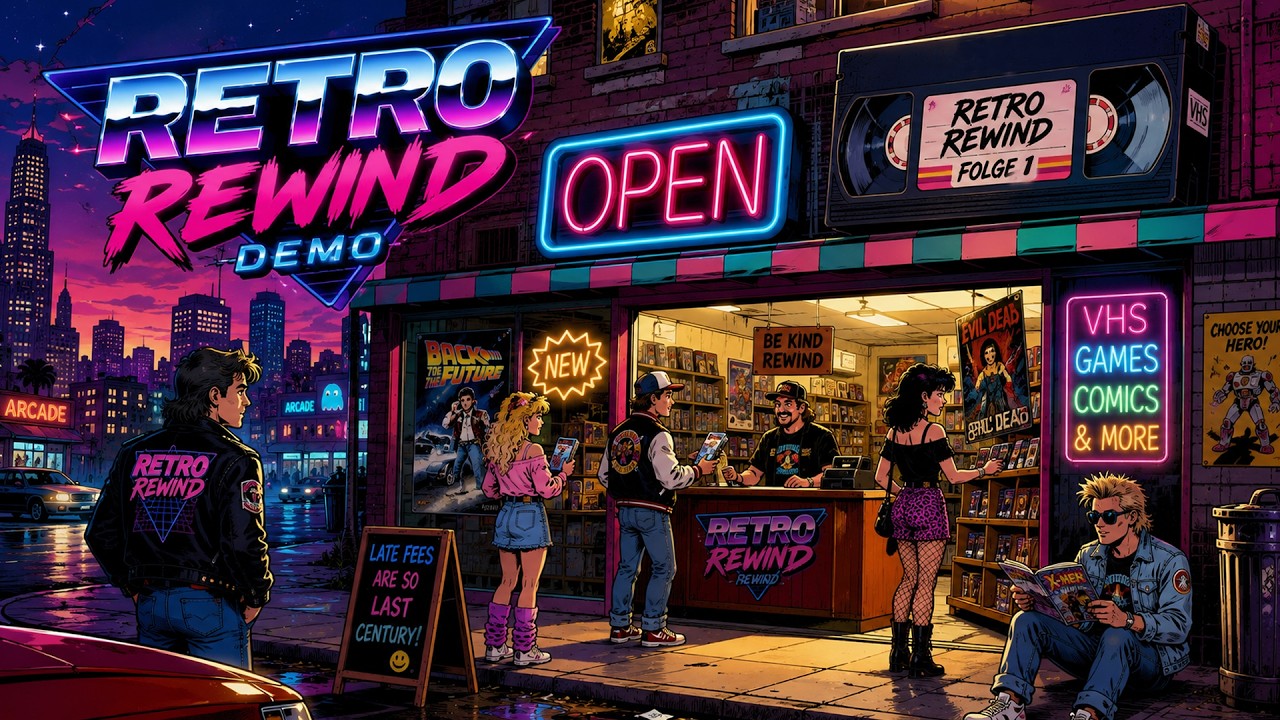🎮 PixelWahnsinn, Dauerstress & der Beginn einer völlig verrückten Zeitreise! | Retro Rewind DEMO #01