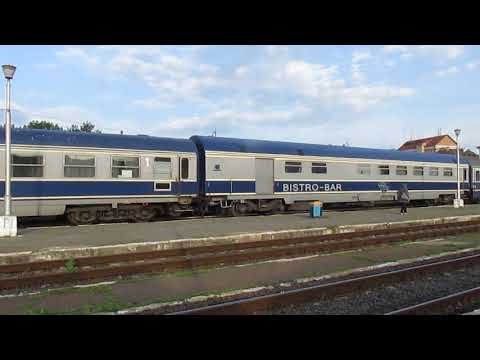 Sibiu: train IR-473 "Ister" to Bucharest