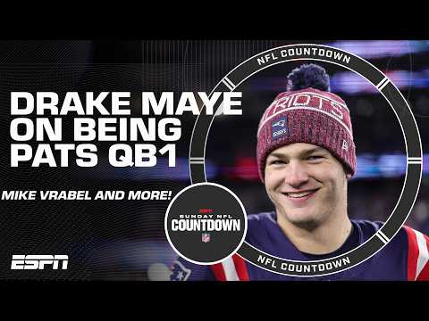 Drake Maye on how Mike Vrabel has developed him as a leader 👏 | NFL Countdown