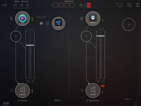 Factory Synth from Sugar Bytes - Performing great in AUM as AUv3