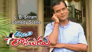 Allari Ramudu Telugu Movie  LB Sriram Comedy Scene
