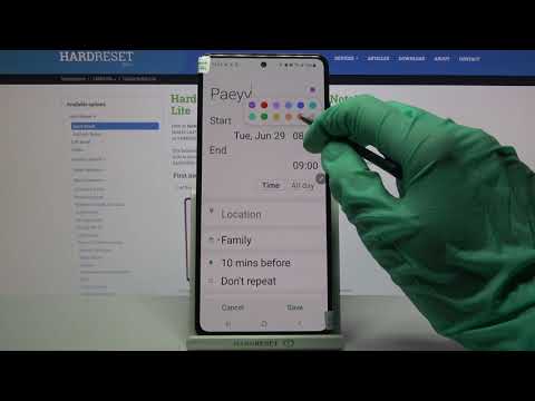 How to Add Event to Calendar in SAMSUNG Galaxy Note 10 Lite – Set Up Alert