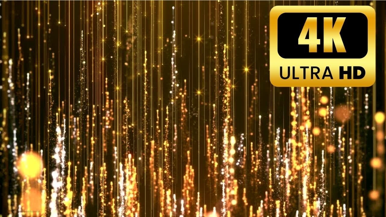 Gold Glitter Background | 4K Art TV Screensaver Video background background background