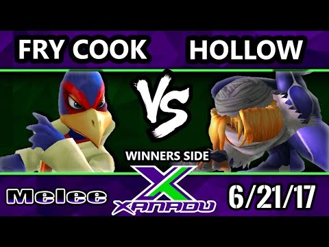 S@X 207 - Fry Cook (Falco) Vs. Hollow (Sheik) - Smash Melee Tournament - SSBM