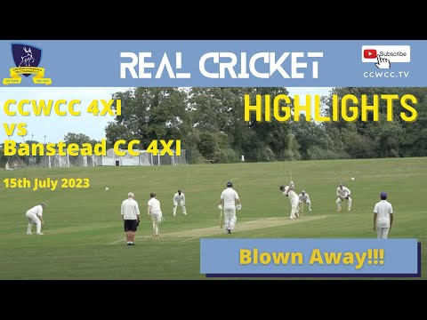 CCWCC 3XI vs Banstead CC 4XI, Saturday 15th July 2023