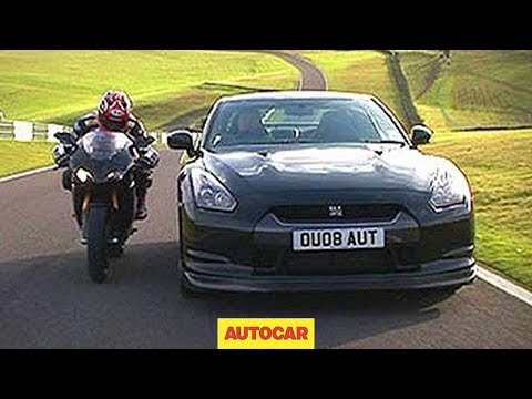 Car vs Bike (Nissan GT-R vs Ducati) by autocar.co.uk - part two