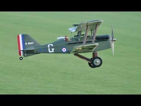 SE5A WW1 RC EP BRITISH SCOUT FROM PARKZONE  - AEROBATICS - PETE ,  AT HDMFC - 2011
