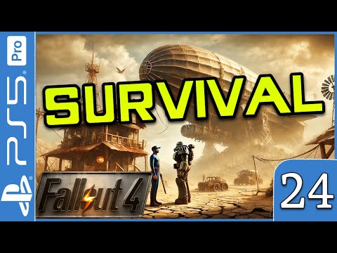 FALLOUT 4 (PS5 Pro) - Survival Mode PART 24: Outside The Wire Quest (4K 60FPS)