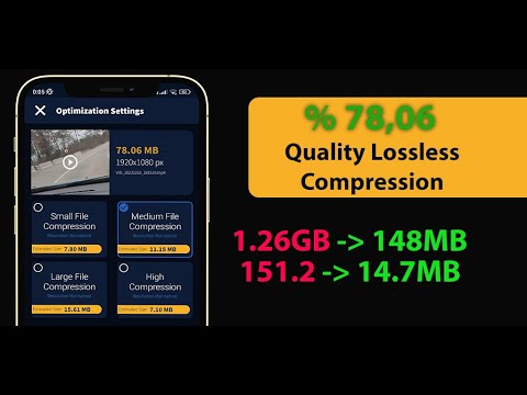 Video Compress No-Lose Quality video