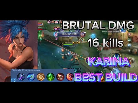 HOW TO RANK UP FAST USING KARINA (Karina Best build 2024)- MLBB