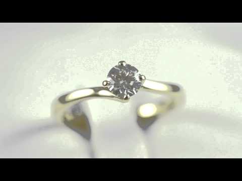 Yellow Gold Diamond Ring - A107502 - Pravins