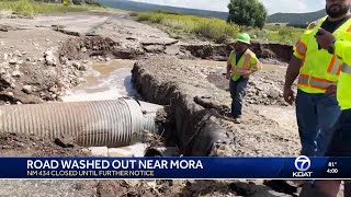 Disaster declaration in Mora County due to flooding