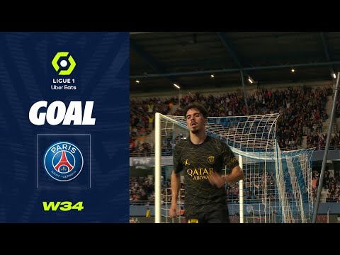 Goal Vitor MACHADO FERREIRA (59' - PSG) ESTAC TROYES - PARIS SAINT-GERMAIN (1-3) 22/23
