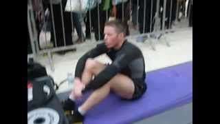 Robert McAuley breaking World Record for Sit ups 211212
