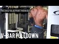 The Daily Blueprint Workout | V-Bar Pulldowns