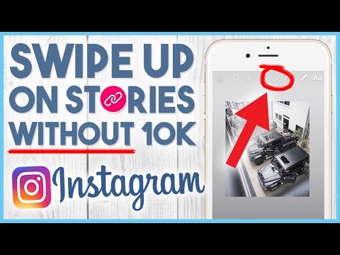 😏 How To Add SWIPE UP Link To Instagram Story WITHOUT 10k Followers Hack 😏