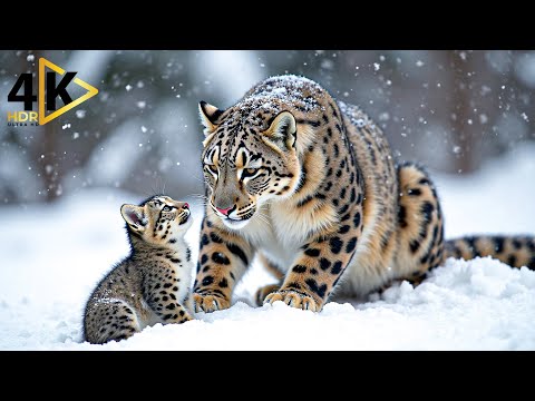 Winter Animal World 4K ❄️ 11 Hours of Healing Heart Music