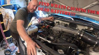 Easy Way To Figure Out What Is Draining Your Car Battery Using Just a Test Light.  Parasitic Draw