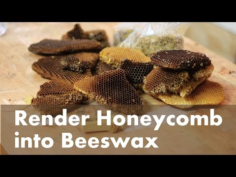 How to Render Beeswax from a Honeycomb