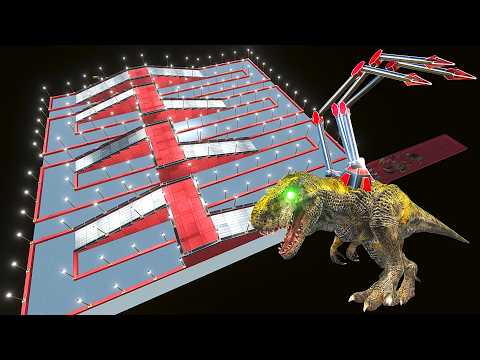 ESCAPE FROM ALIEN T-REX - ARBS - Animal Revolt Battle Simulator