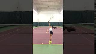 AMAZING Lefty KICK SERVE #tennis #shorts