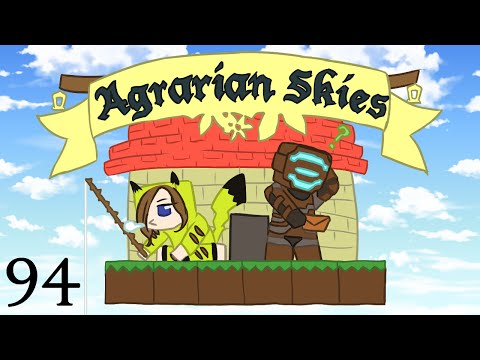 Minecraft Agrarian Skies ep94 - The cold, workers don't feel it