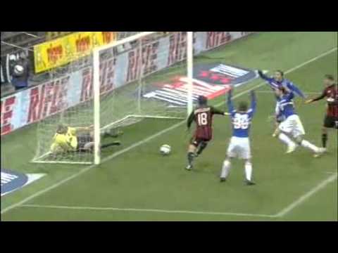 Serie A 2008-09: SAMPDORIA - AC MILAN 2-1 CASSANO, PAZZINI, PATO