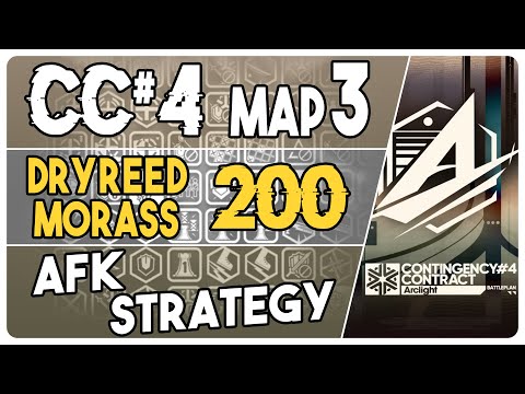 CC#4 Rotating Map 3 - Dryreed Morass 200 Points | AFK Easy Strategy | Arclight【Arknights】